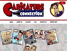 Tablet Screenshot of caricatureconnection.com